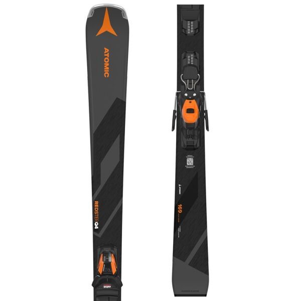 Atomic Atomic REDSTER Q4 + M 10 GW Ски за спускане, тъмносиво, размер