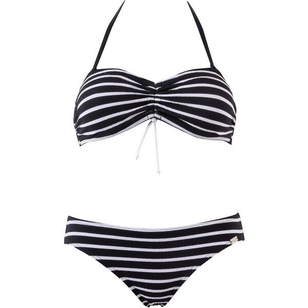 Axis Axis PROUŽEK Дамски бански костюм от две части, черно, размер