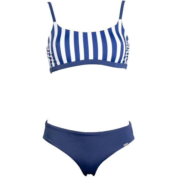 Axis Axis WOMEN'S SWIMWEAR STRIPE Дамски бански костюм от две части, тъмносин, размер
