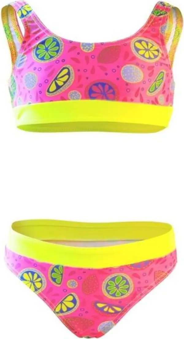 AXONE AXONE LEMONS Банският костюм от две части за момичета, розово, размер