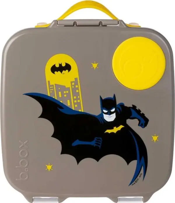 b.box b.box BATMAN Голяма детска кутия за закуски, сиво, размер