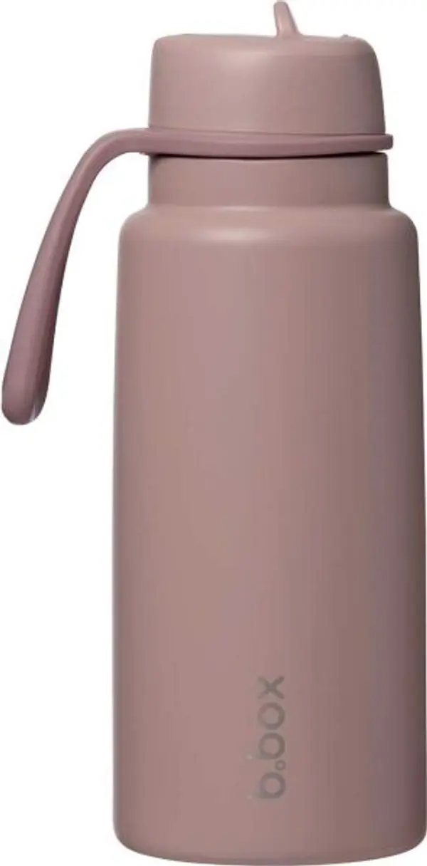 b.box b.box BERRY SMOOTHIE 1 L Неръждаема термобутилка със сламка, кафяво, размер 1 L