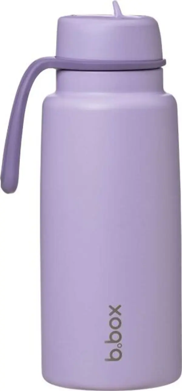 b.box b.box LILAC LOVE 1 L Термо бутилка със сламка, лилаво, размер 1 L