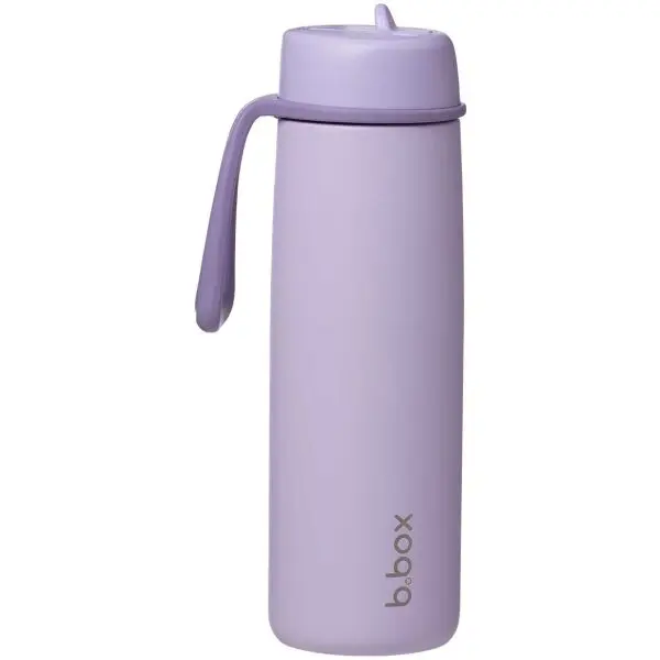 b.box b.box LILAC LOVE 690 ML Термо бутилка със сламка, лилаво, размер 690 ML