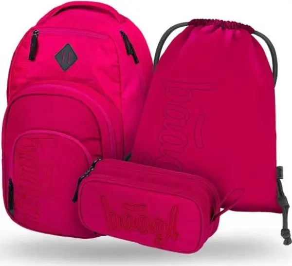 BAAGL BAAGL 3 SET COOLMATE RUBY Ученически комплект, винен, размер