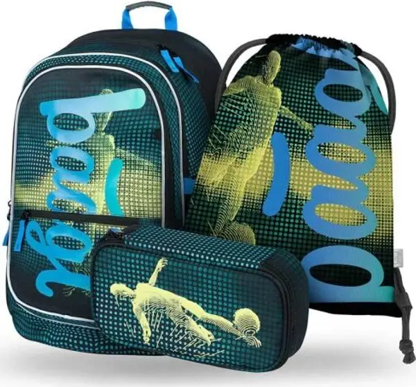 BAAGL BAAGL 3 SET CORE FOTBAL Ученически комплект, микс, размер