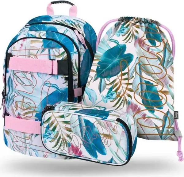 BAAGL BAAGL 3 SET SKATE LEAFS Ученически комплект, микс, размер