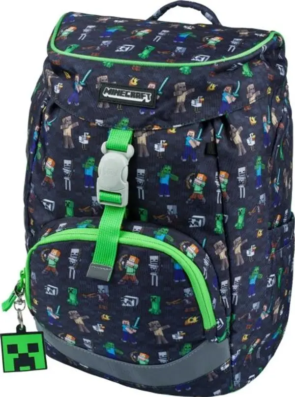 BAAGL BAAGL AIRY MINECRAFT Ученическа раница, тъмносин, размер