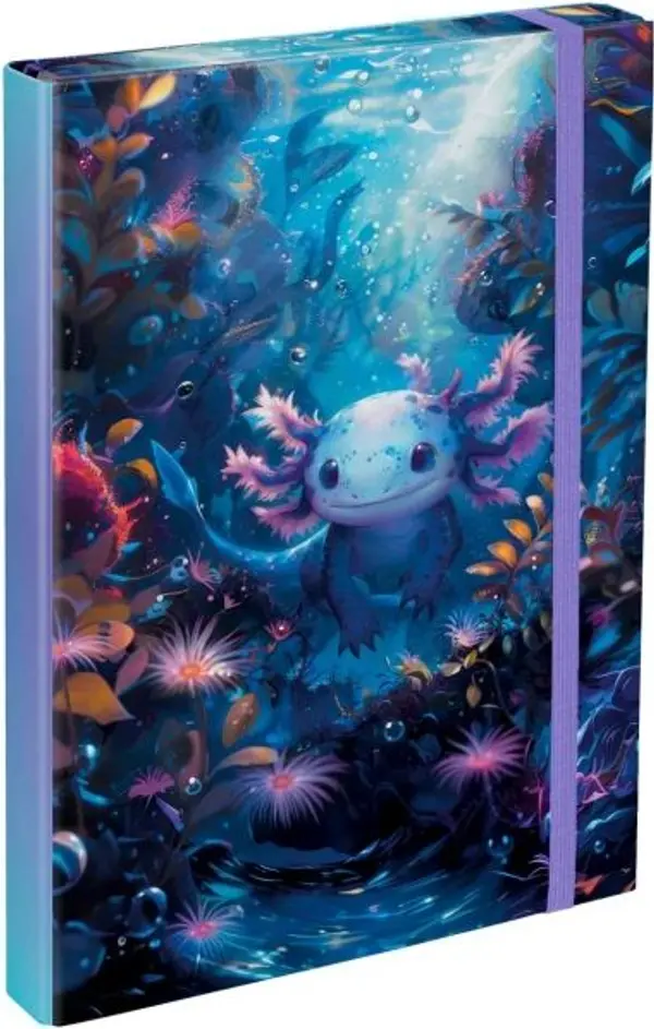 BAAGL BAAGL AXOLOTL Папка за ученически тетрадки A4, розово, размер
