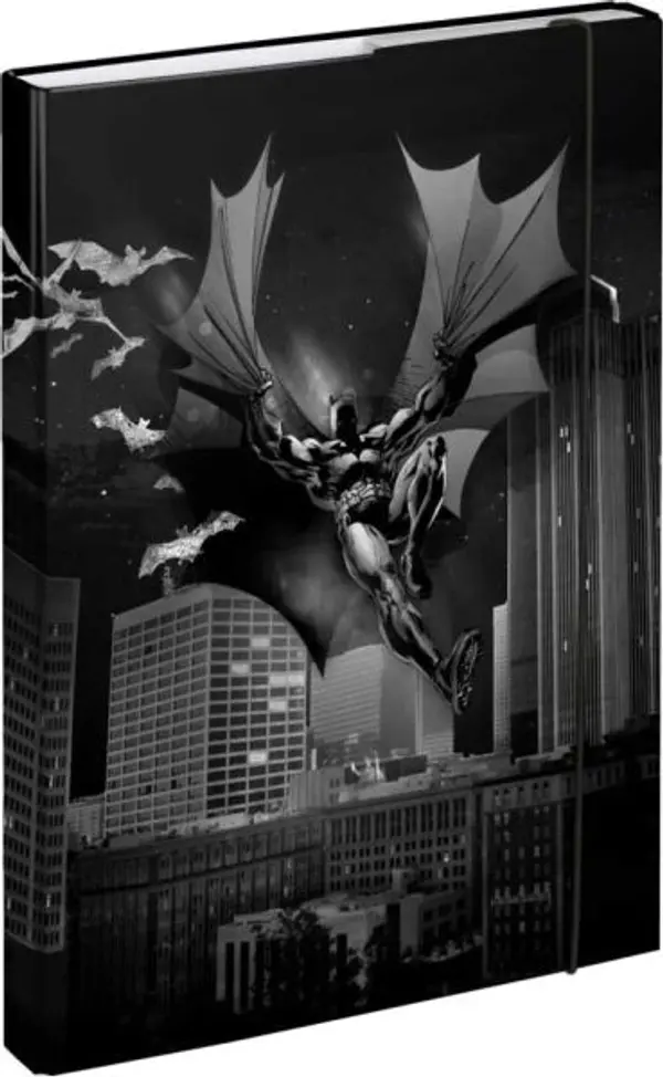 BAAGL BAAGL BATMAN DARK CITY Папка за училищни тетрадки A4, черно, размер