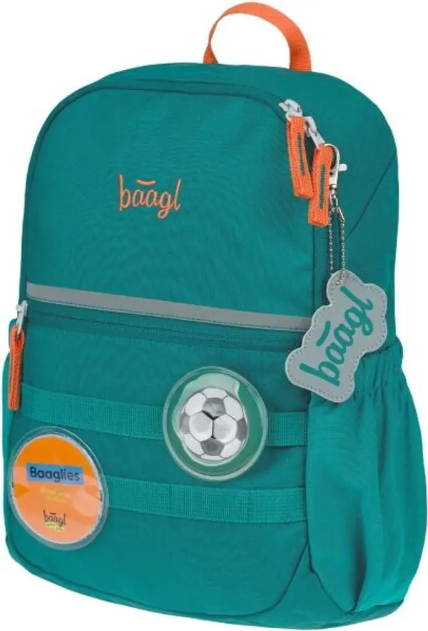 BAAGL BAAGL BUDDY FOTBAL Детска раница, зелено, размер