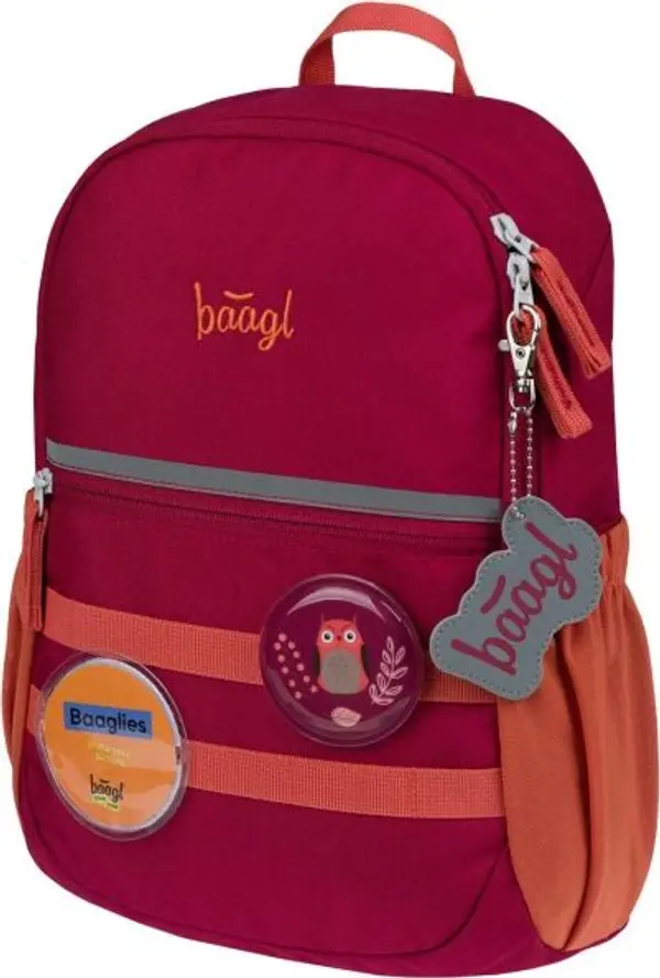 BAAGL BAAGL BUDDY SOVA Детска раница, винен, размер