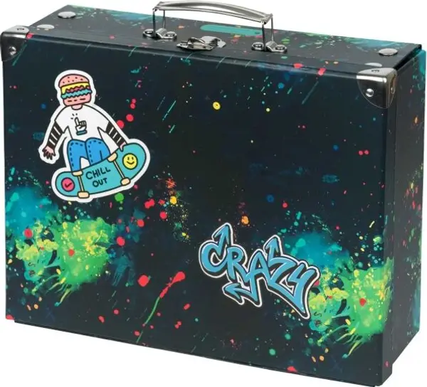 BAAGL BAAGL CHILL Сгъваем училищен куфар, черно, размер