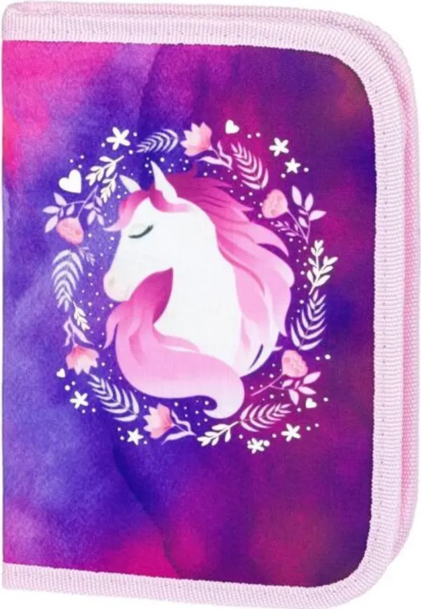 BAAGL BAAGL CLASSIC CASE KŮŇ Училищен несесер, лилаво, размер