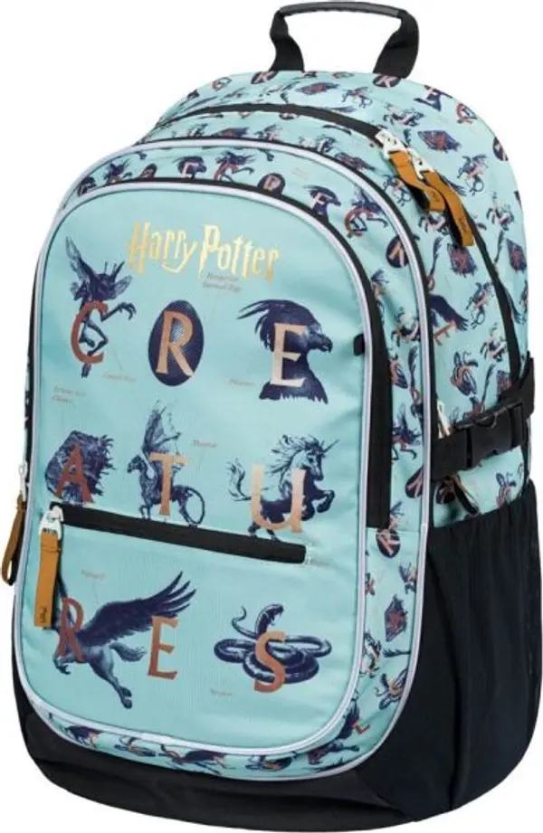 BAAGL BAAGL CORE HARRY POTTER ФАНТАНСТИЧНИ ЖИВОТНИ Училищна раница, тюркоазено, размер