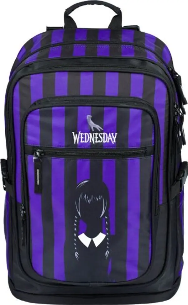 BAAGL BAAGL CUBIC WEDNESDAY Ученическа раница, черно, размер