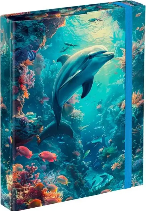 BAAGL BAAGL ДЕЛФИН Папка за ученически тетрадки A5, микс, размер