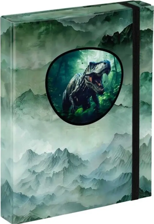 BAAGL BAAGL DINO Папка за ученически тетрадки A5, зелено, размер