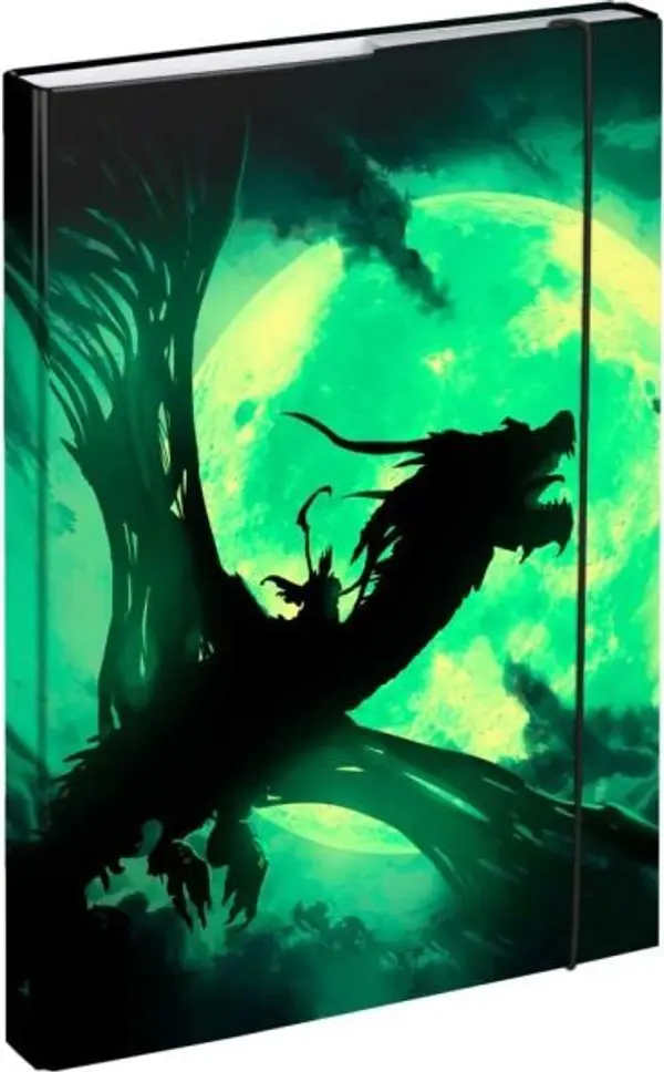 BAAGL BAAGL DRAK Папка за училищни тетрадки A4, черно, размер