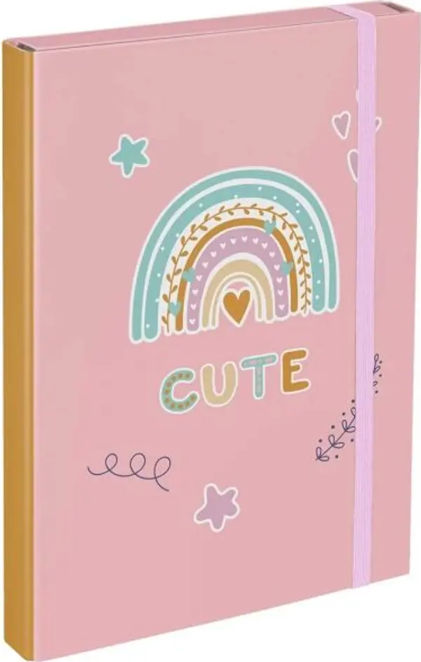 BAAGL BAAGL DUHA Папка за ученически тетрадки A4, розово, размер