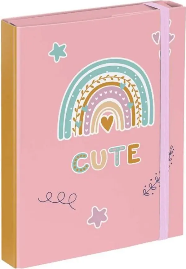 BAAGL BAAGL DUHA Папка за училищни тетрадки A5, розово, размер