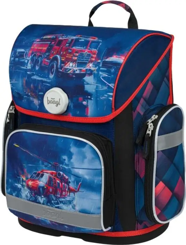 BAAGL BAAGL ERGO СПАСИТЕЛИ Ученическа раница, микс, размер