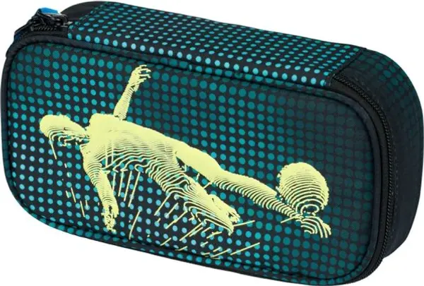 BAAGL BAAGL ETUE FOOTBALL PLAYER Училищен несесер, тюркоазено, размер