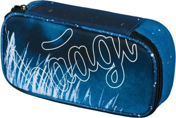 BAAGL BAAGL ETUE SKATE STEEL Училищен несесер, тъмносин, размер