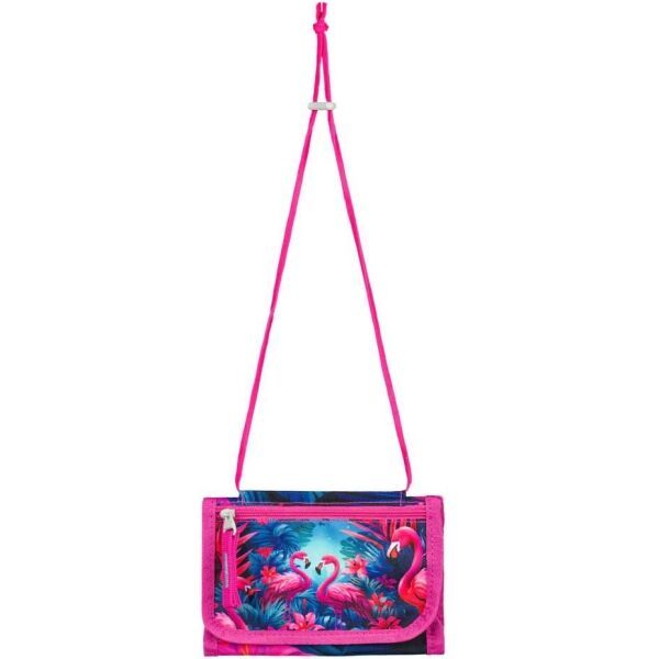 BAAGL BAAGL ФЛАМИНГО Портмоне с шнурче за закачване на врата, розово, размер
