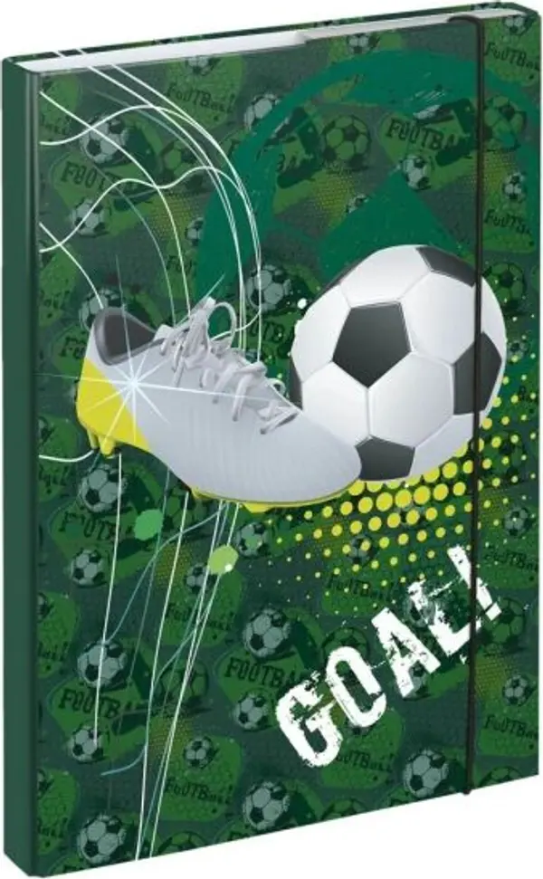 BAAGL BAAGL FOTBAL GOAL Папка за училищни тетрадки A4, зелено, размер