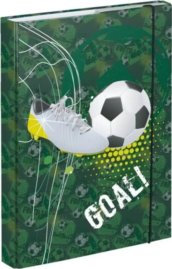 BAAGL BAAGL FOTBAL GOAL Папка за училищни тетрадки A5, зелено, размер