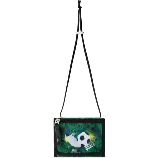 BAAGL BAAGL FOTBAL Портмоне с шнурче за закачване на врата, зелено, размер