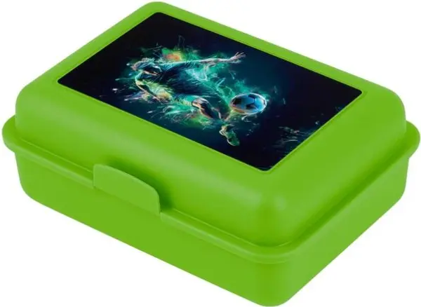 BAAGL BAAGL ФУТБОЛИСТ Кутия за закуски, зелено, размер