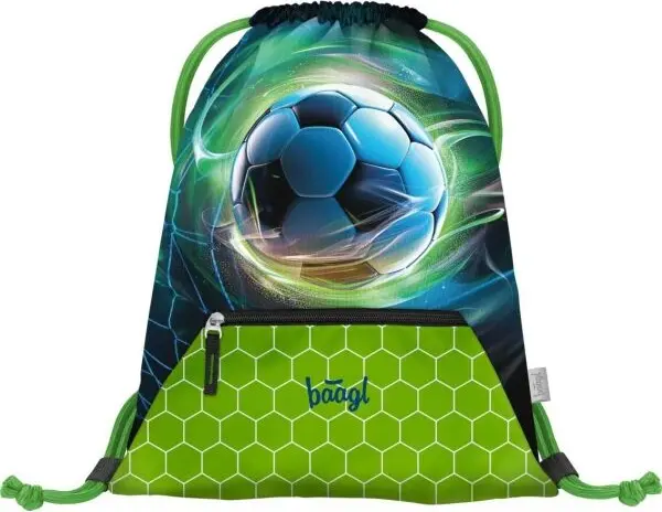 BAAGL BAAGL ФУТБОЛНА ТОПКА Спортна мешка, тъмносин, размер