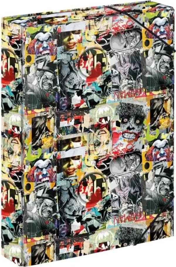 BAAGL BAAGL JUMBO BATMAN KOMIKS Папка за училищни тетрадки A4, микс, размер