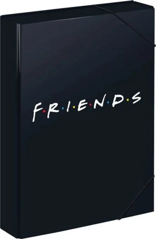 BAAGL BAAGL JUMBO FRIENDS Папка за училищни тетрадки A4, черно, размер