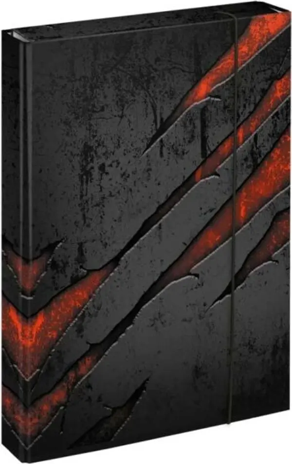 BAAGL BAAGL JUMBO LÁVA Папка за училищни тетрадки A4, тъмносиво, размер