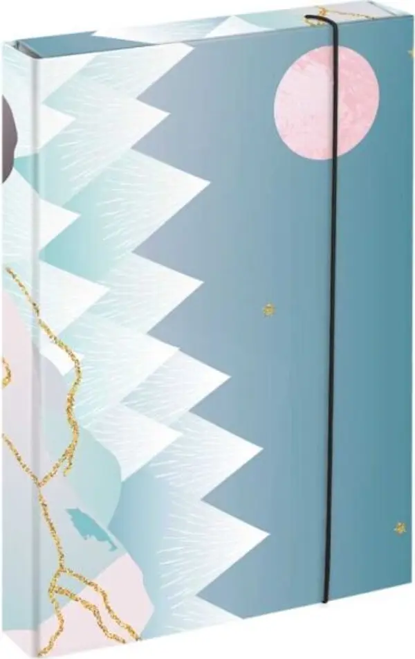 BAAGL BAAGL JUMBO MOON Папка за училищни тетрадки A4, сиво, размер