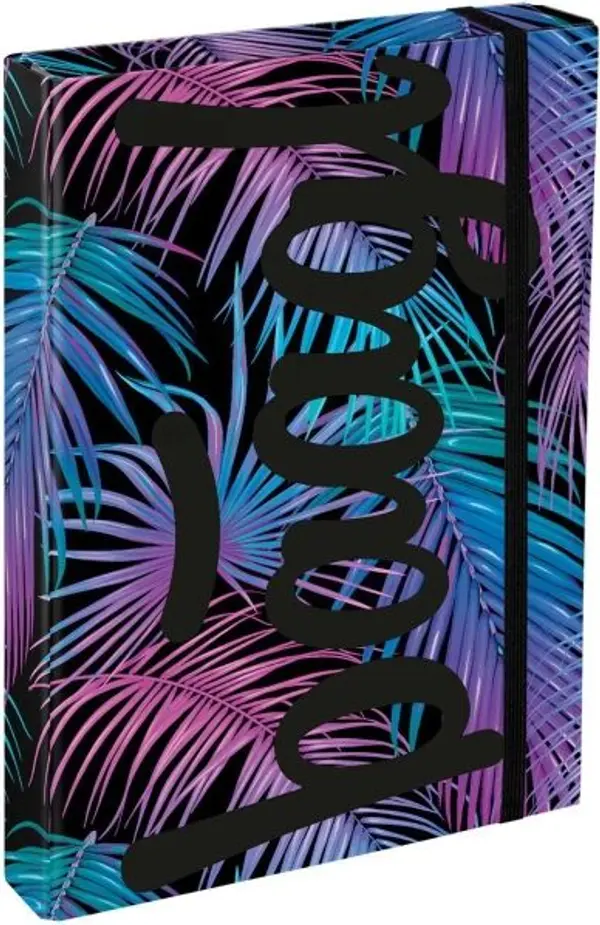 BAAGL BAAGL JUMBO PALM Папка за училищни тетрадки A4, черно, размер