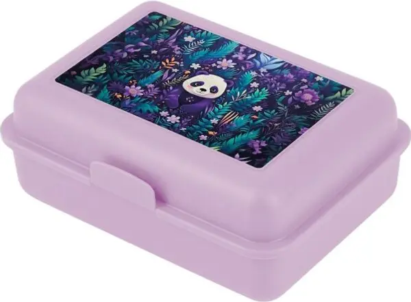 BAAGL BAAGL JUNGLE PANDA Кутия за закуски, лилаво, размер