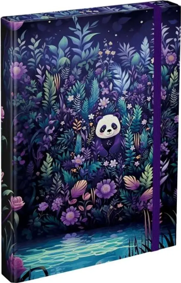 BAAGL BAAGL JUNGLE PANDA Папка за ученически тетрадки A4, лилаво, размер