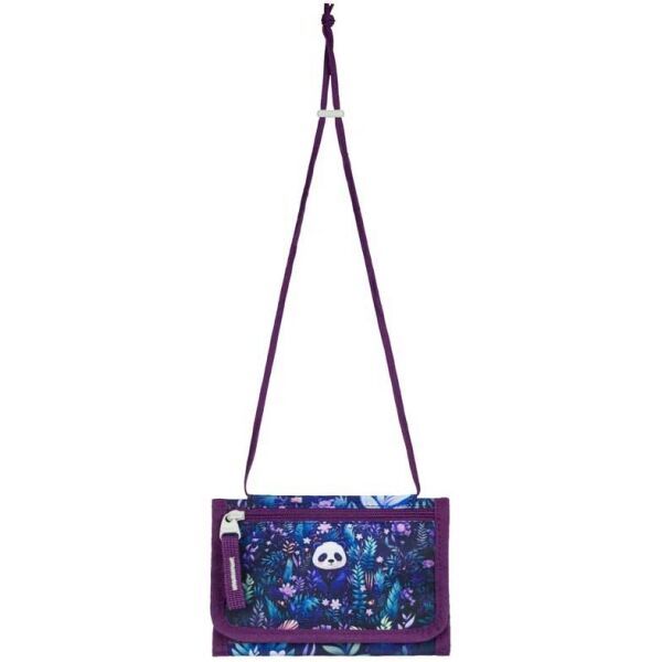 BAAGL BAAGL JUNGLE PANDA Портмоне с шнурче за закачване на врата, лилаво, размер