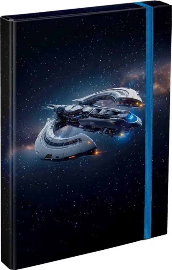 BAAGL BAAGL КОСМИЧЕСКИ КОРАБ Папка за ученически тетрадки A4, черно, размер