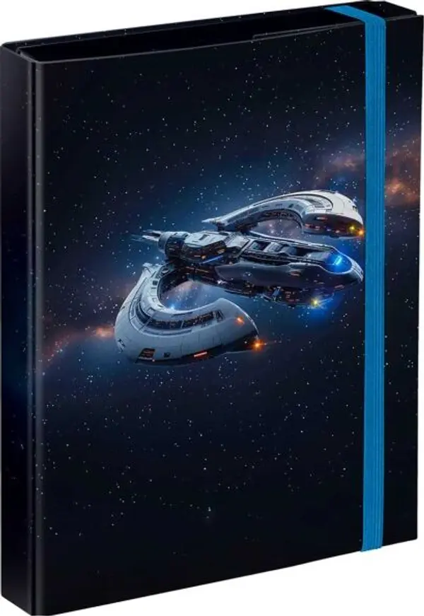 BAAGL BAAGL КОСМИЧЕСКИ КОРАБ Папка за ученически тетрадки A5, черно, размер