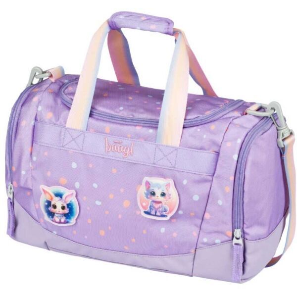 BAAGL BAAGL ЛЮБИМЦИ Детска спортна чанта, лилаво, размер