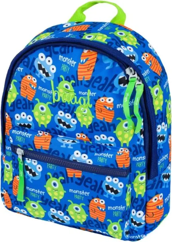 BAAGL BAAGL MONSTERS Детска раница, синьо, размер