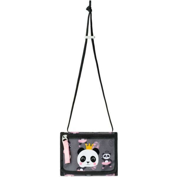 BAAGL BAAGL PANDA Портмоне с шнурче за закачване на врата, сиво, размер