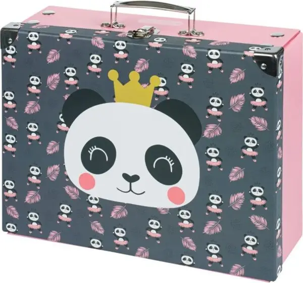 BAAGL BAAGL PANDA Сгъваем училищен куфар, тъмносиво, размер