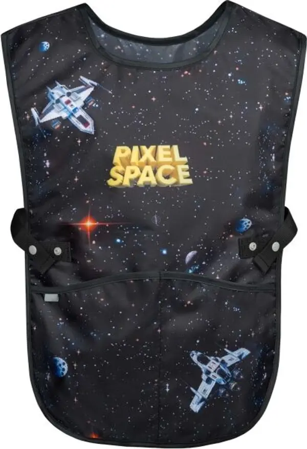 BAAGL BAAGL PIXEL SPACE Детска престилка, черно, размер