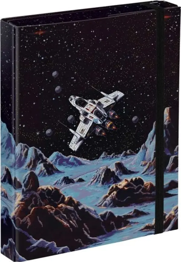 BAAGL BAAGL PIXEL SPACE Папка за ученически тетрадки A5, черно, размер